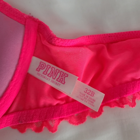 VS Pink Racerback Bra 32B - Picture 3 of 3